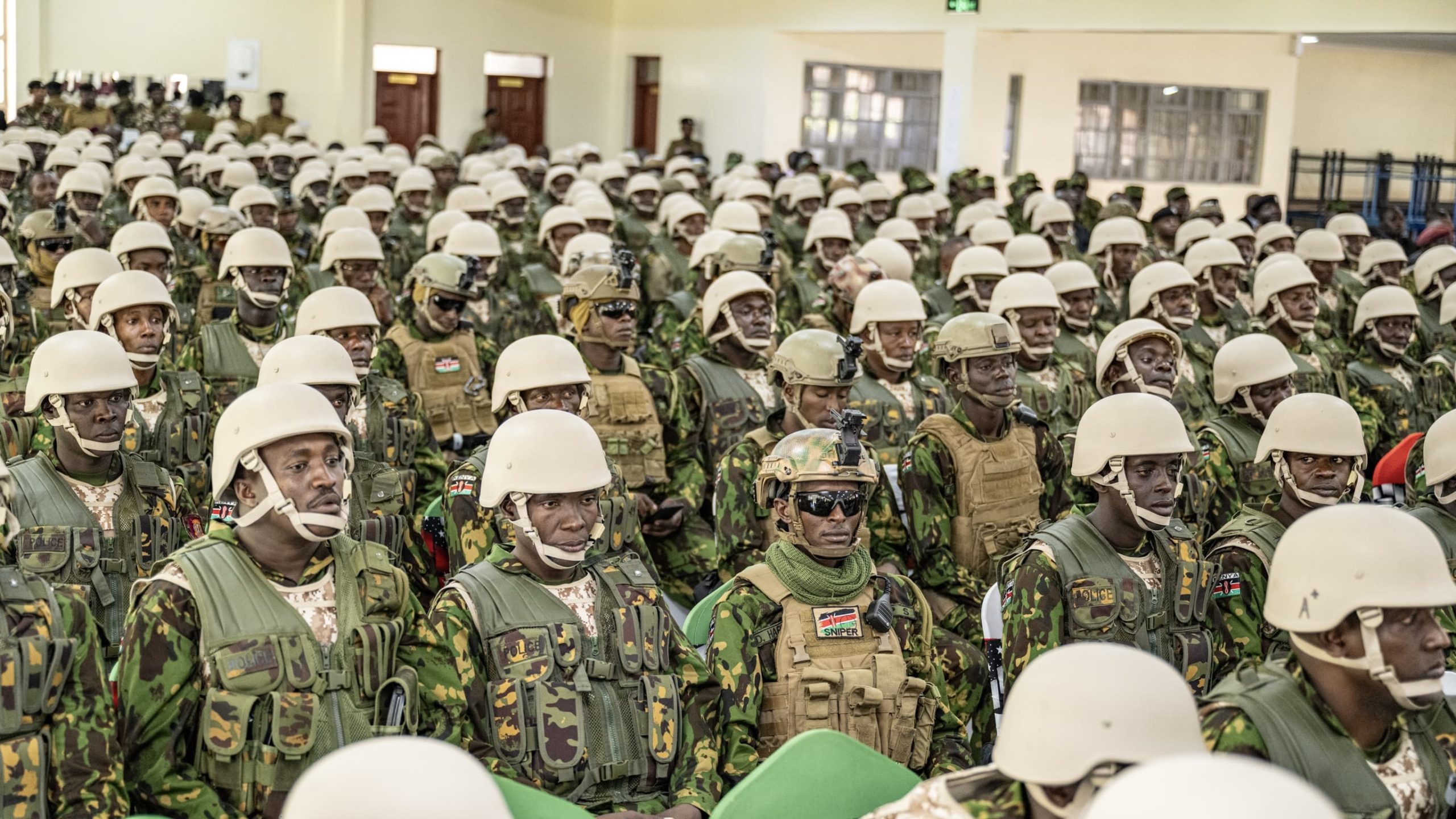 Kenyan police officers undergo post-deployment training in Haiti with MSS support